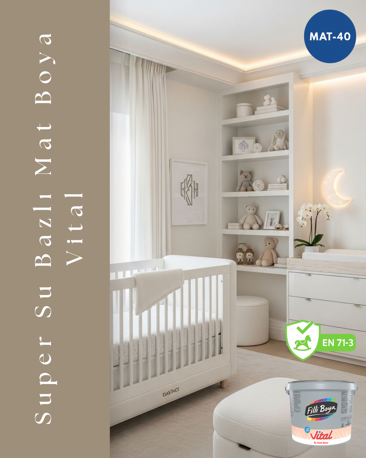 Super Su Bazlı Mat Boya Vital