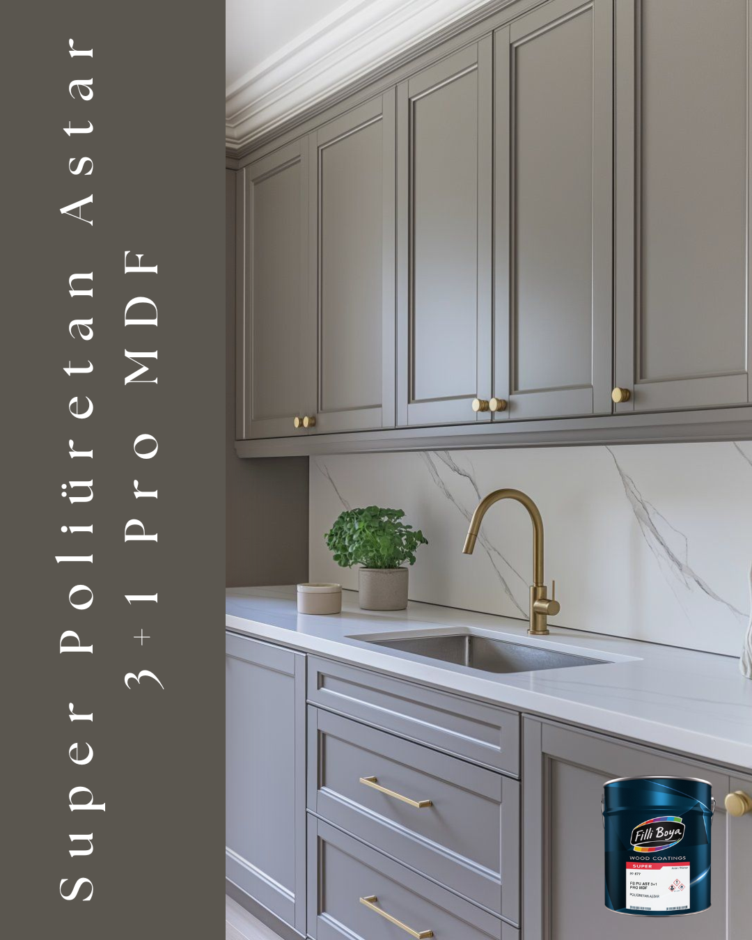 Super Poliüretan Astar 3+1 Pro MDF