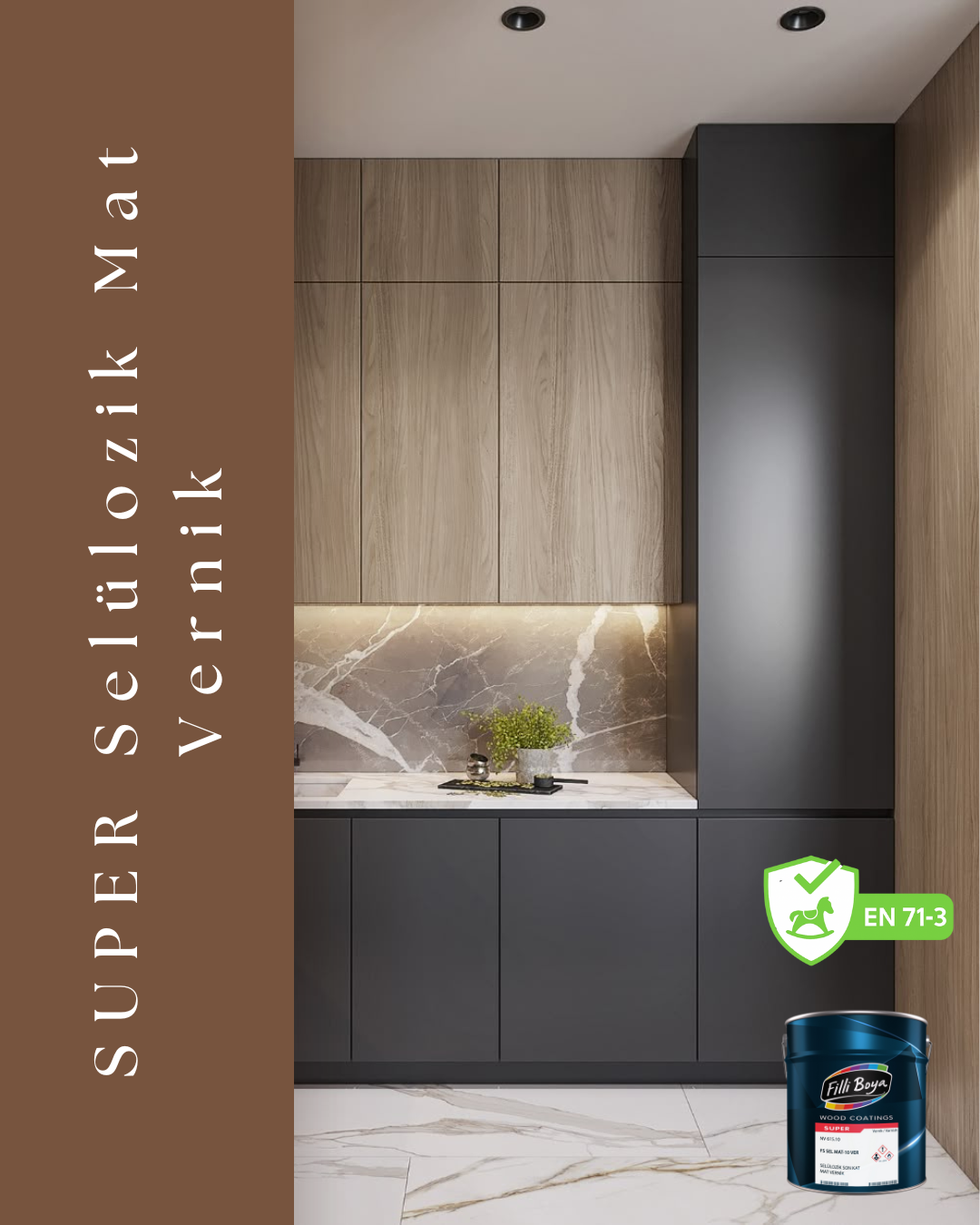 SUPER Selülozik Mat Vernik