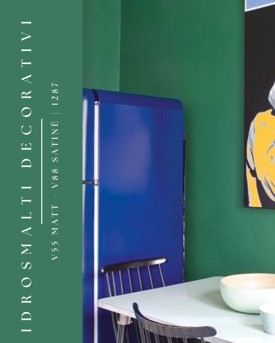 IDROSMALTI DECORATIVI V55 MATT — V88 SATINÉ