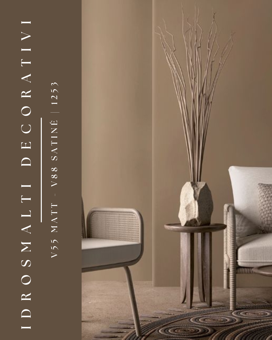 IDROSMALTI DECORATIVI V55 MATT — V88 SATINÉ