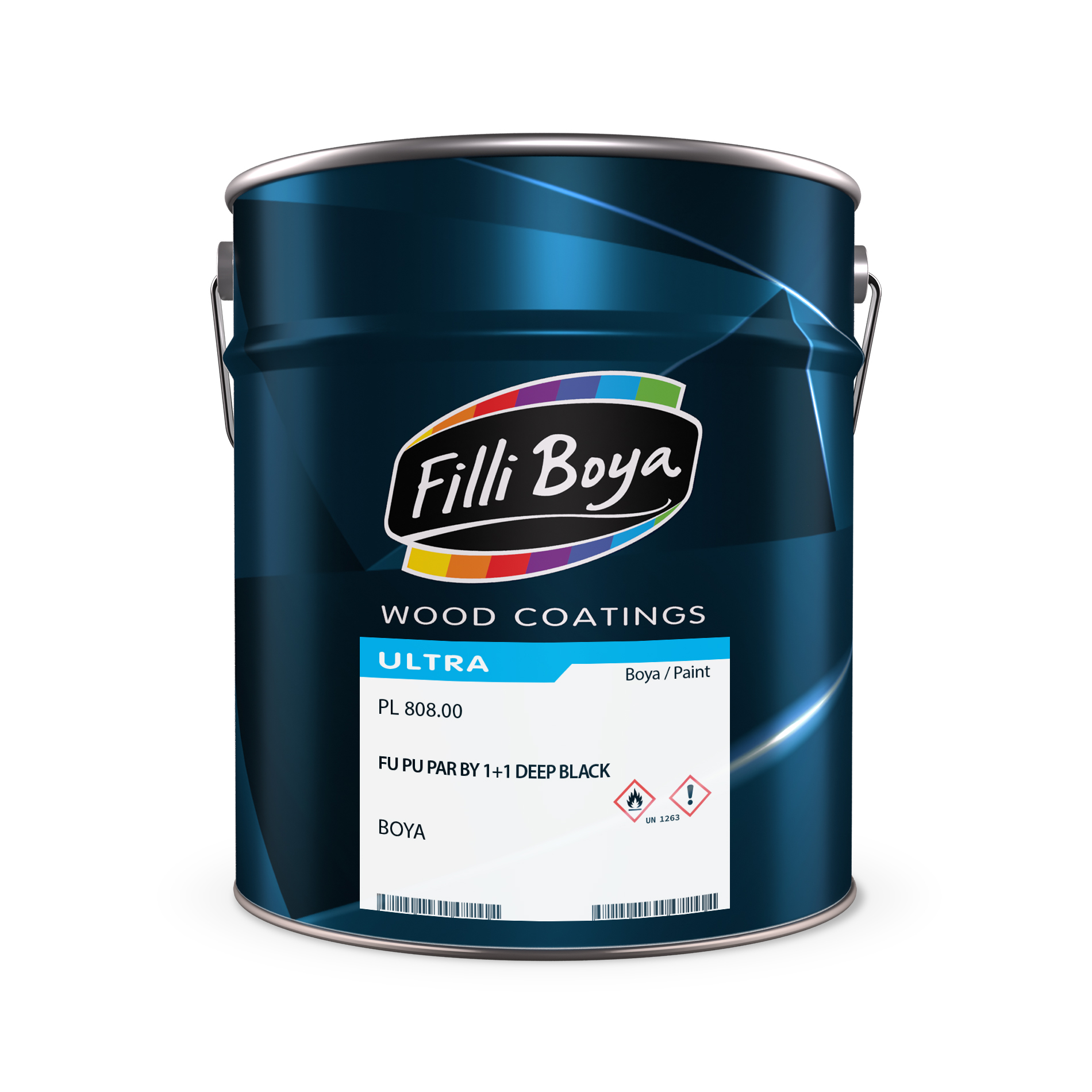 ULTRA Poliüretan Parlak Boya 1+1 Dark Black